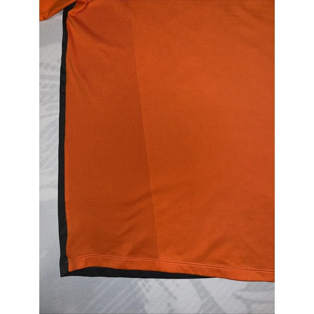 Nike Tiger Woods Collection Dri-FIT Men's L Golf Polo Orange/Grey large
